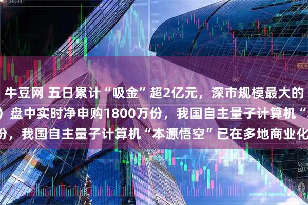 牛豆网 五日累计“吸金”超2亿元，深市规模最大的计算机ETF（159998）盘中实时净申购1800万份，我国自主量子计算机“本源悟空”已在多地商业化部署